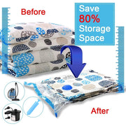 Vacuum Sealer Packing Bag Storage Compression For Clothes-Vacumn Vaccum Ziplock Travel