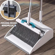 Rotatable Broom and Wind Proof Dust Pan with Broom Comb Broom Set