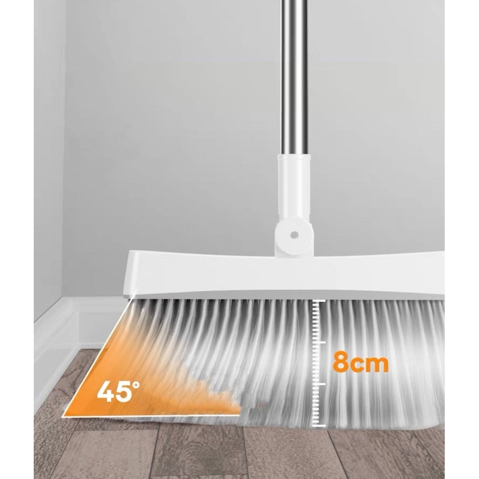 Rotatable Broom and Wind Proof Dust Pan with Broom Comb Broom Set