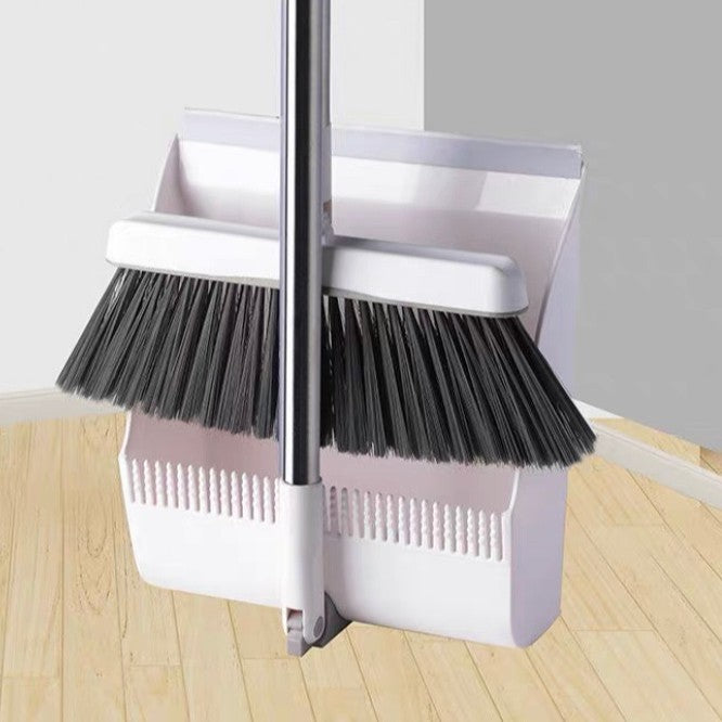 Rotatable Broom and Wind Proof Dust Pan with Broom Comb Broom Set