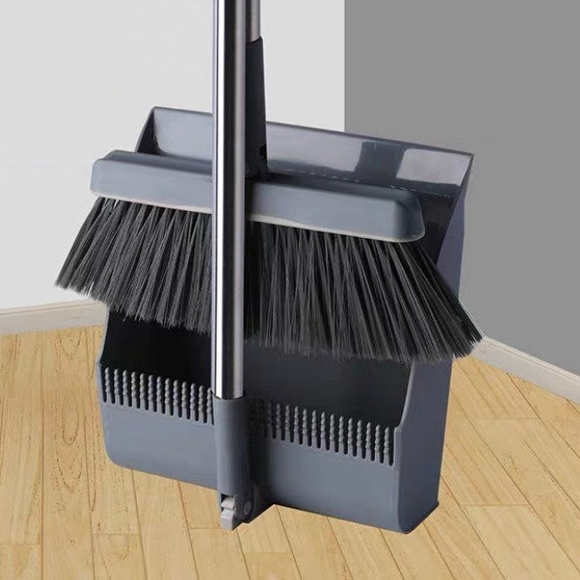 Rotatable Broom and Wind Proof Dust Pan with Broom Comb Broom Set