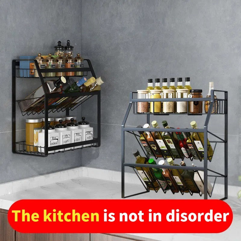 (HOME+) Local Kitchen 360 Rotating Tray Rack Lazy Susan Turntable For Kitchen Storage and Desk Storage