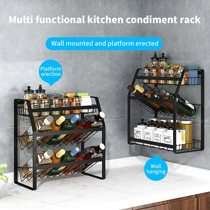 (HOME+) Local Kitchen 360 Rotating Tray Rack Lazy Susan Turntable For Kitchen Storage and Desk Storage