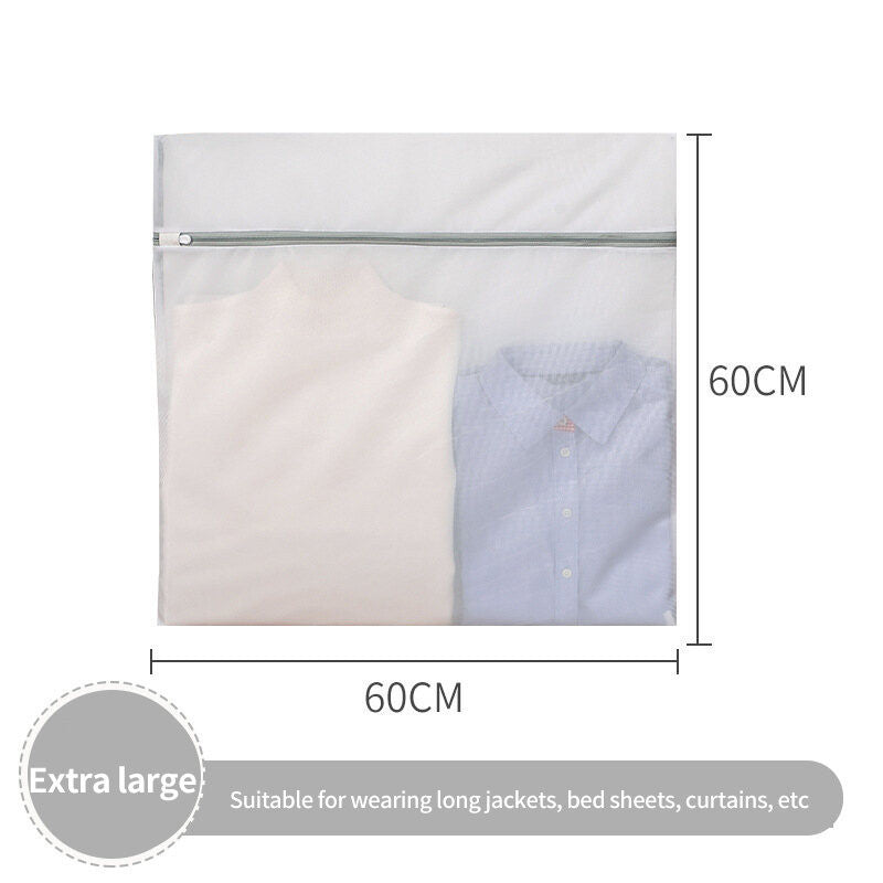 (HOME+) Laundry Bag Washing Machine Fine Mesh Wash Net for Bra Panties Lingerie Underwear Clothes Travel