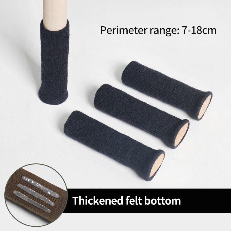 (HOME+) 4 PCS Protective Cover for Stool Feet Table and Chair Foot Pads