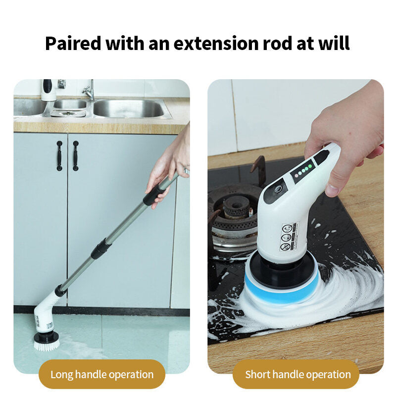 (HOME+) Multi Functional Wireless Electric Cleaning Brush