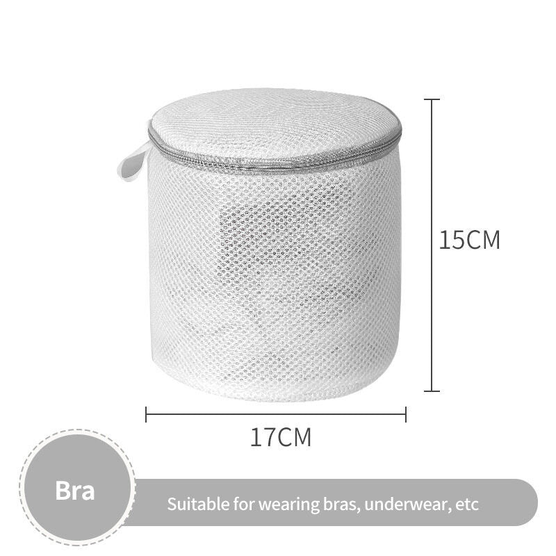 (HOME+) Laundry Bag Washing Machine Fine Mesh Wash Net for Bra Panties Lingerie Underwear Clothes Travel