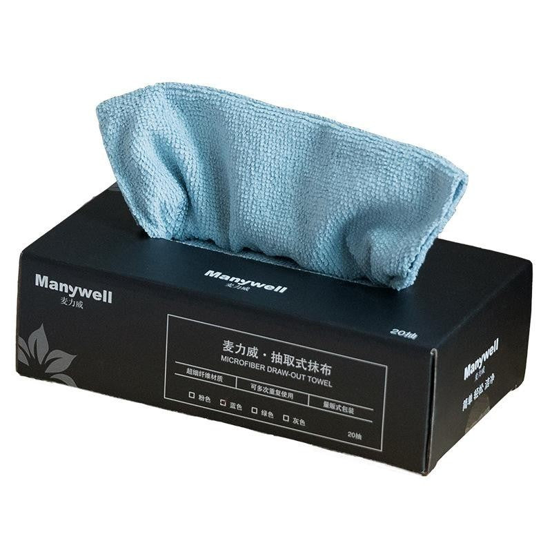 (HOME+) 20pcs Micro Fiber Cloth/ Kitchen Table Cloth/ Reusable Multipurpose Cleaning Towel/ Car Wash Cloth/ Disposable