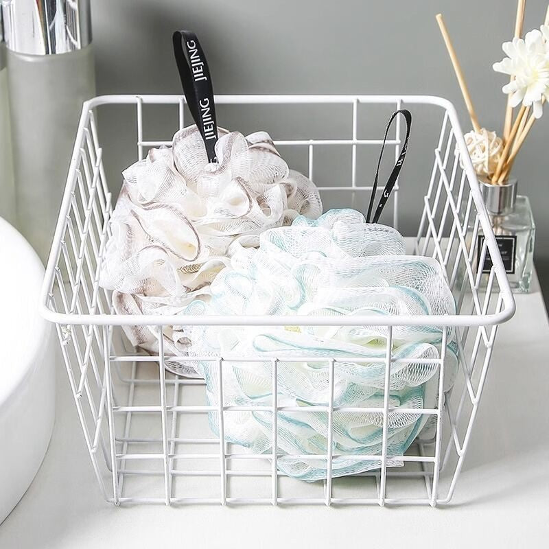 (HOME+) Portable Shower Bath Ball Large Mesh Bath Flower Bath Sponge Body Brush Bathroom Accessories
