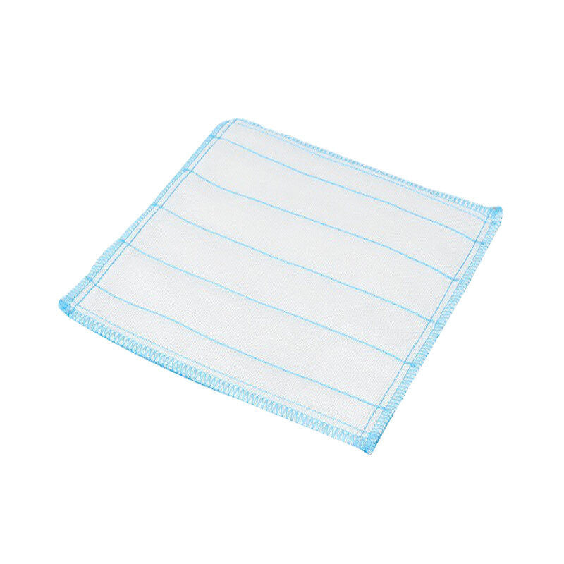 (HOME+) Cotton Yarn Dishwashing Cloth Kitchen Cloth Household Absorbent Non Greasy Pure Cotton Cloth