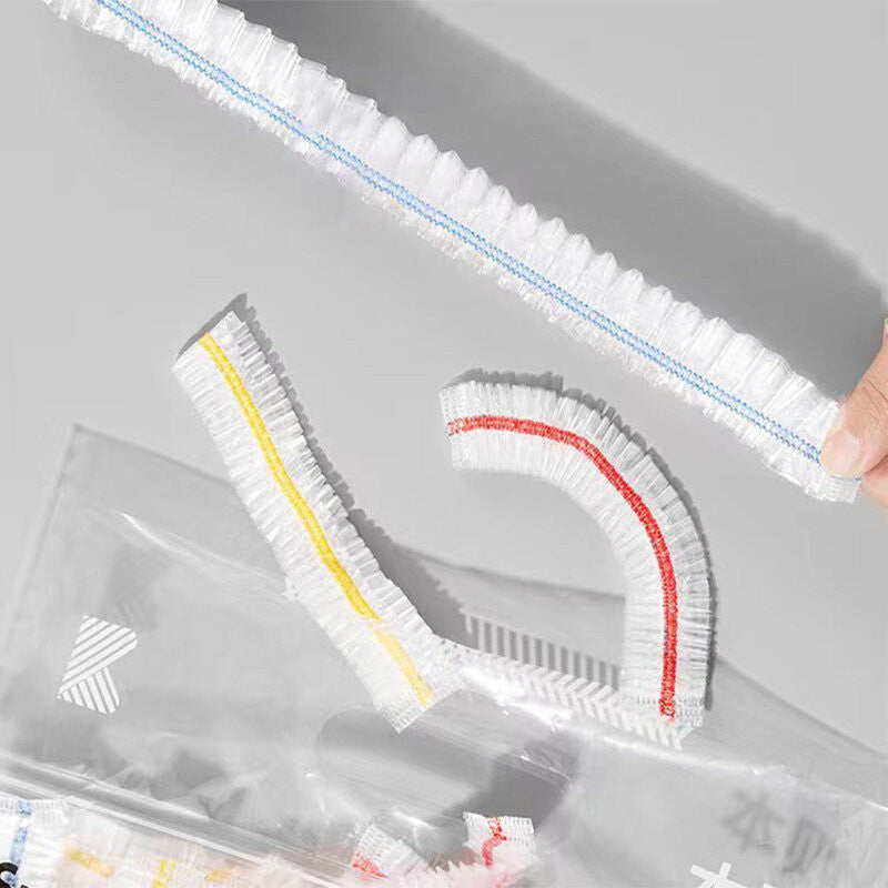 (HOME+) 100PCS Disposable Cling Film Cover for Food Preservation Film