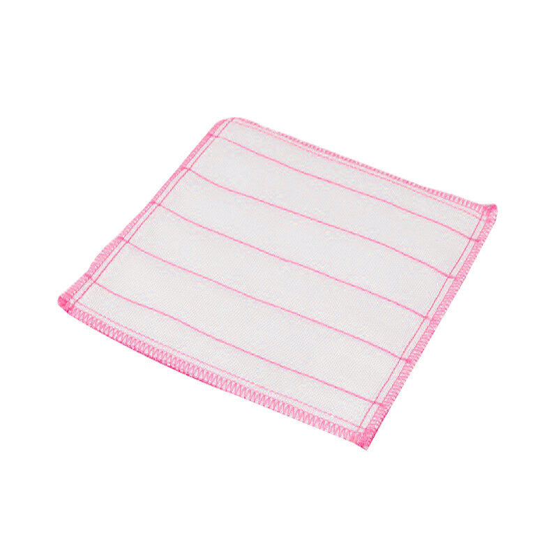 (HOME+) Cotton Yarn Dishwashing Cloth Kitchen Cloth Household Absorbent Non Greasy Pure Cotton Cloth