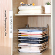 (HOME+) Wardrobe Storage Stacking Board Creative Home Lazy Stacking Board