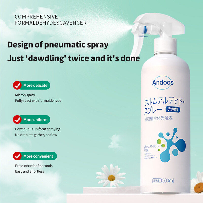 (HOME+) Formaldehyde remover New house Household air purification Formaldehyde spray odor removal Strong purification