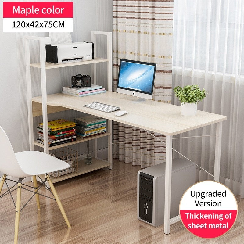 Computer Desk Home Book Desk With Bookshelf Combination Office Desk Student Desk