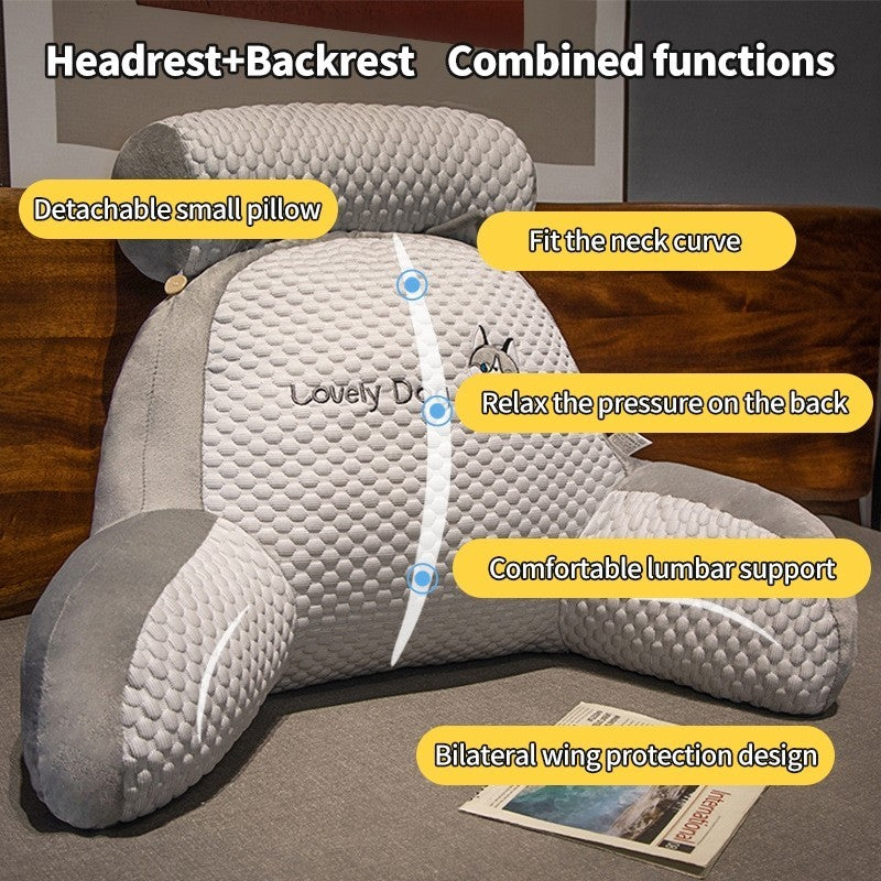Bedhead Cushion Soft Bag Bed Cushion Large Backrest Cushion Pillow Sleeping Sofa Waist Protection