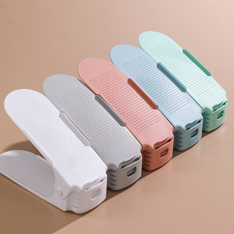(HOME+) Adjustable Upgraded Shoe Organizer | Shoe Rack | Shoe Stacker | Shoe Organiser - simple style