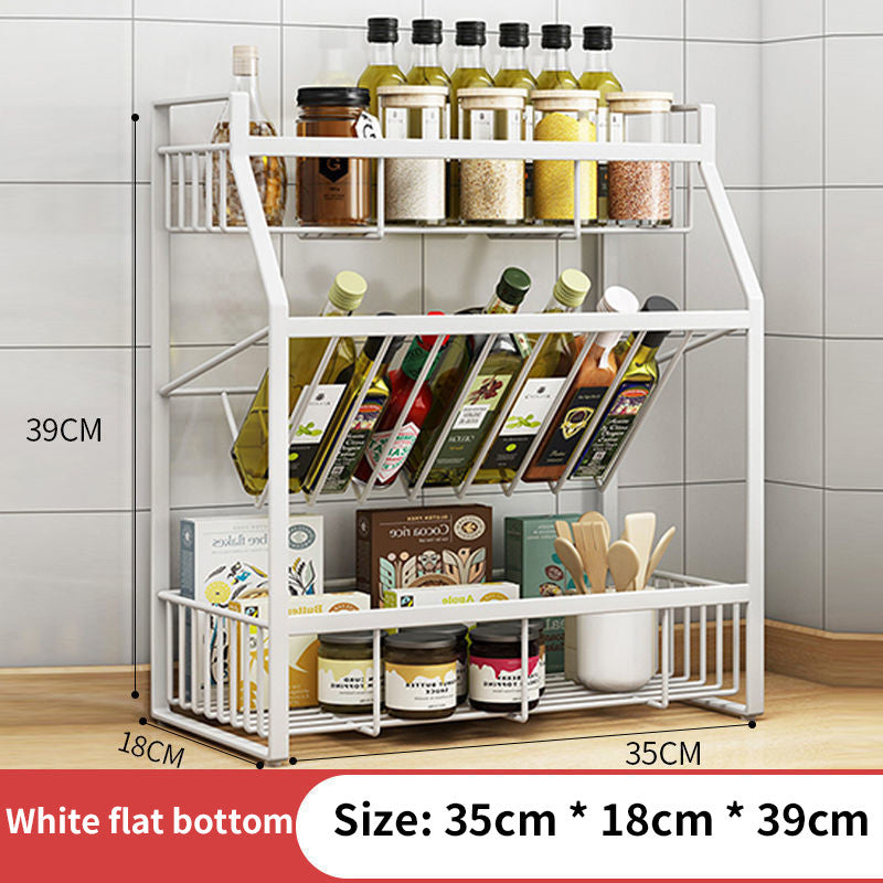 (HOME+) Local Kitchen 360 Rotating Tray Rack Lazy Susan Turntable For Kitchen Storage and Desk Storage