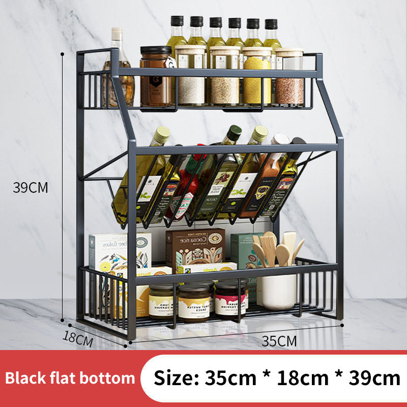 (HOME+) Local Kitchen 360 Rotating Tray Rack Lazy Susan Turntable For Kitchen Storage and Desk Storage