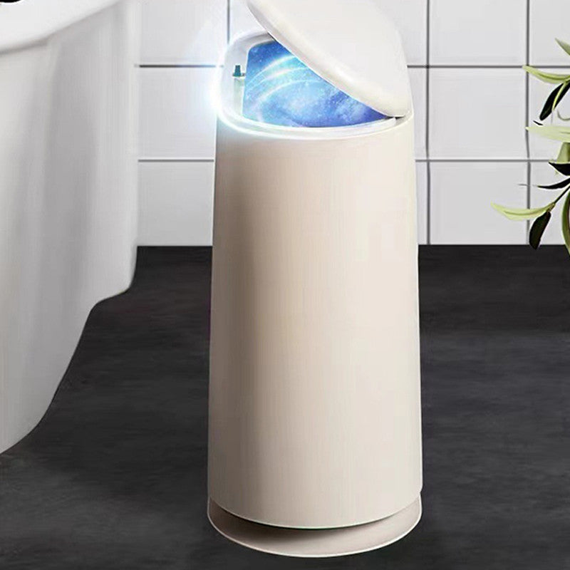 (HOME+) Creative Large Double decker Household Garbage Bin Toilet Garbage Bin