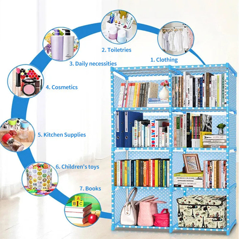(HOME+) Bookcase Simple Table Floor Shelf Student Dormitory Bedroom Toy Storage Shelf Bookcase