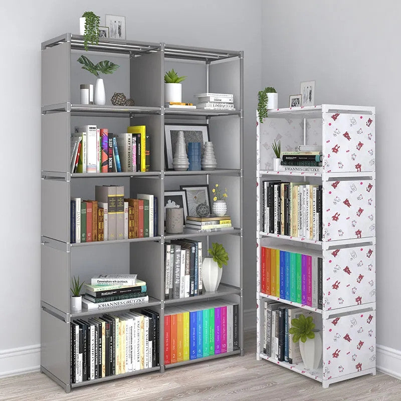 (HOME+) Bookcase Simple Table Floor Shelf Student Dormitory Bedroom Toy Storage Shelf Bookcase