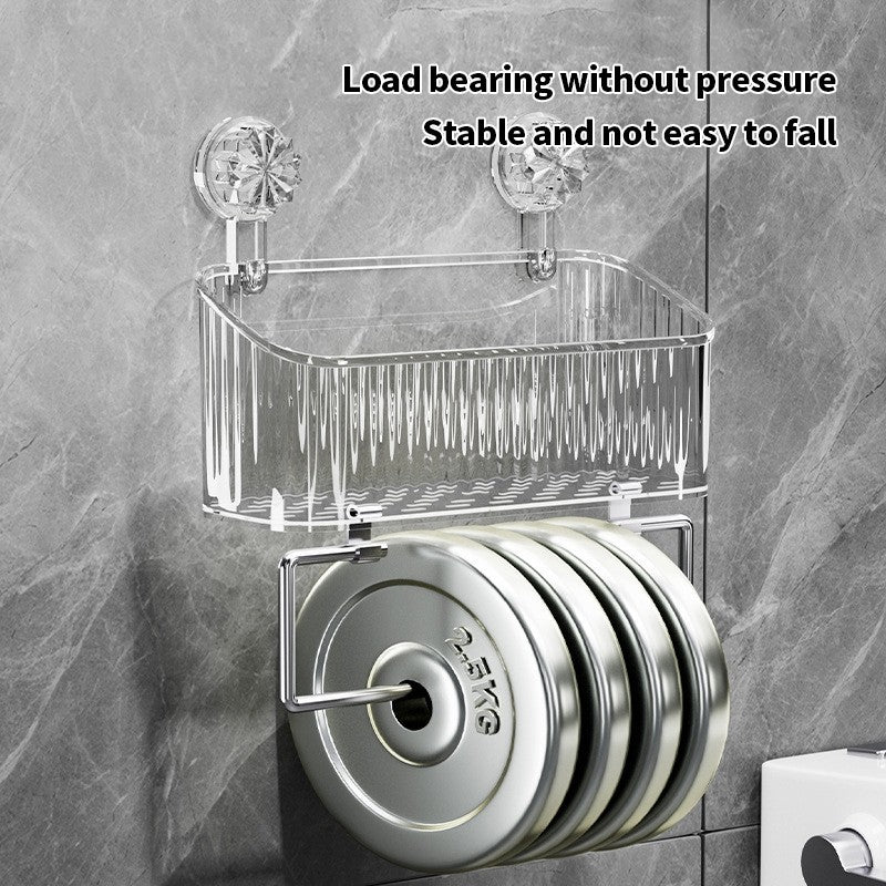 Luxury Bathroom Suction Cup Storage Rack