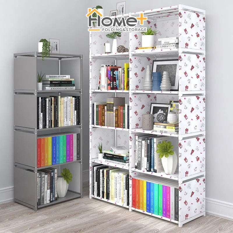 (HOME+) Bookcase Simple Table Floor Shelf Student Dormitory Bedroom Toy Storage Shelf Bookcase