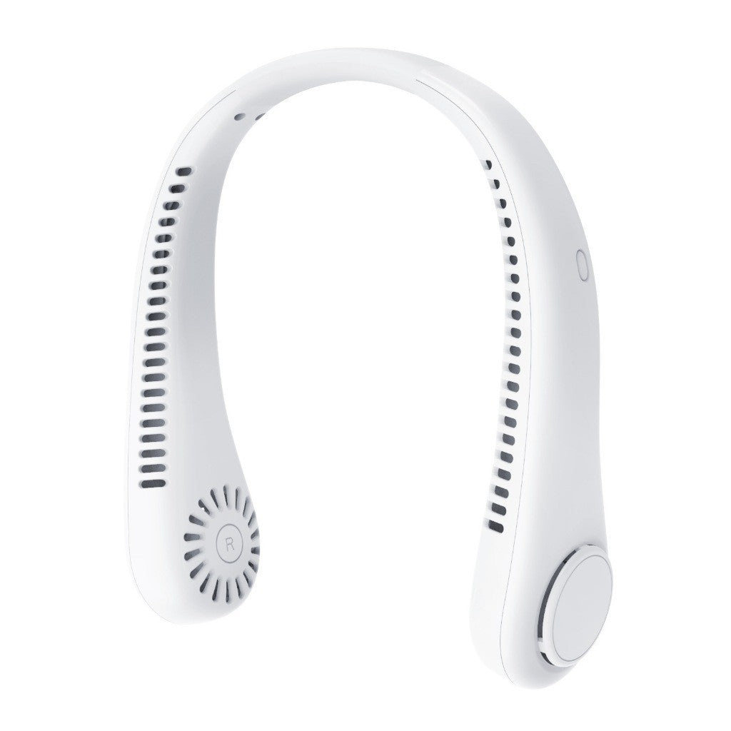 (HOME+) Hanging neck fan USB small fan portable mini outdoor fan