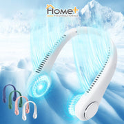 (HOME+) Hanging neck fan USB small fan portable mini outdoor fan