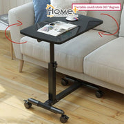 (HOME+) Simple movable laptop table lifting table bedroom folding bedside table lazy table bed small book table