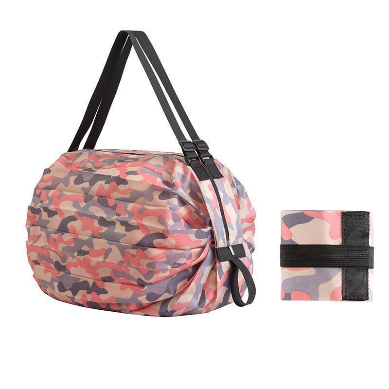 (HOME+) Folding Shopping Bag Portable Ultra Light and Environmentally Friendly Bag
