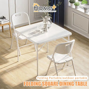 (HOME+) Square Foldable Table / Folding TABLE / OUTDOOR / Multi-Purpose Storage / Furniture 84x84cm