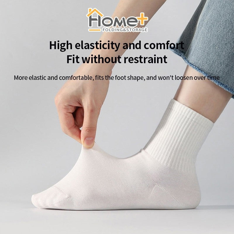 (HOME+) Disposable Socks for Travel Sports Men's and Women's Socks