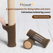 (HOME+) 4 PCS Protective Cover for Stool Feet Table and Chair Foot Pads