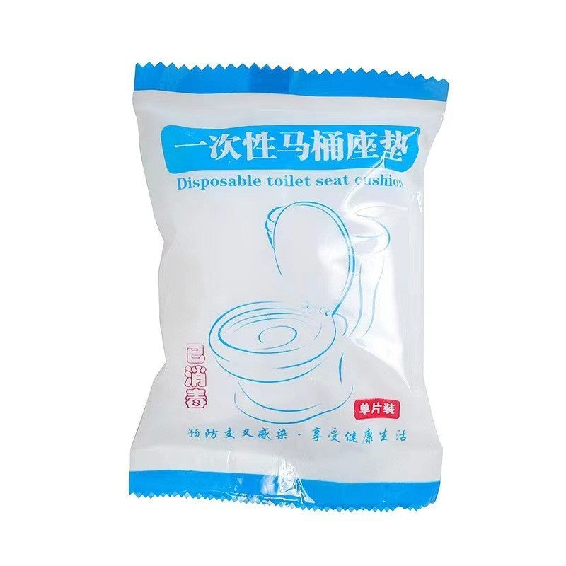 (HOME+) Disposable Toilet Seat for Household Waterproof Travel Use
