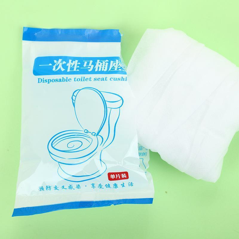 (HOME+) Disposable Toilet Seat for Household Waterproof Travel Use