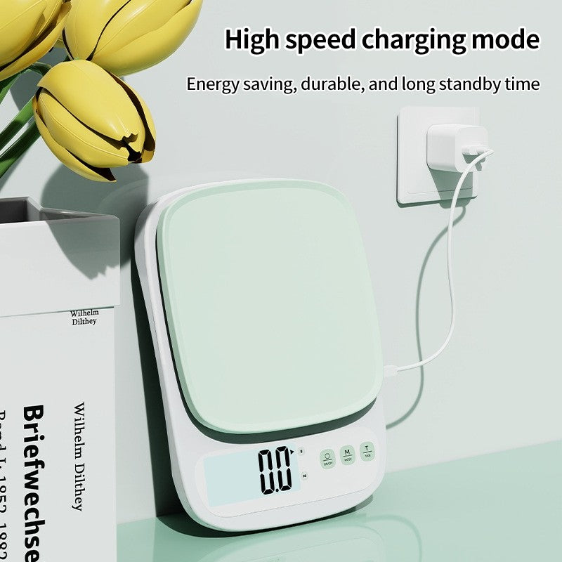 (HOME+) Digital Kitchen Scale High-precision Electronic Scale Cooking Baking Scale