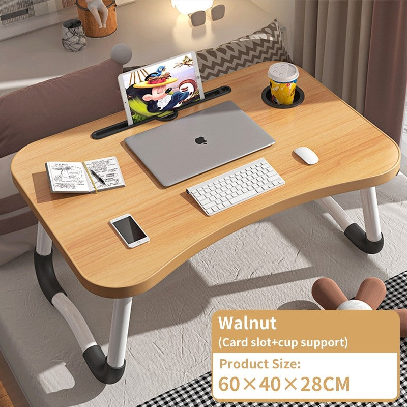 (HOME+) Multi-purpose Foldable Laptop Table Lazy Table Bed Table