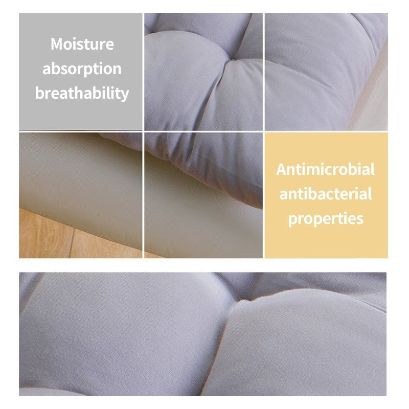 (HOME+) Chair Seat Pad Furniture Chair Cushions Home Office Bar Chair Cushion Backrest Pillow Comfortable Cotton Seat