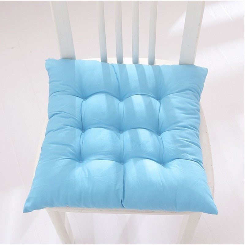 (HOME+) Chair Seat Pad Furniture Chair Cushions Home Office Bar Chair Cushion Backrest Pillow Comfortable Cotton Seat