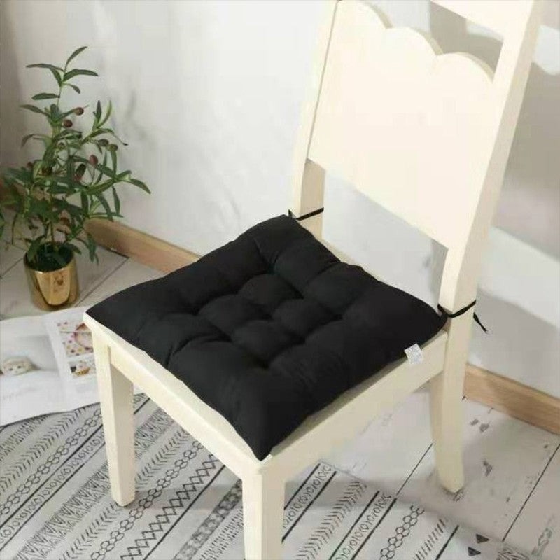 (HOME+) Chair Seat Pad Furniture Chair Cushions Home Office Bar Chair Cushion Backrest Pillow Comfortable Cotton Seat