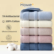 (HOME+) 100% Cotton Bath Towel Household Face Towel