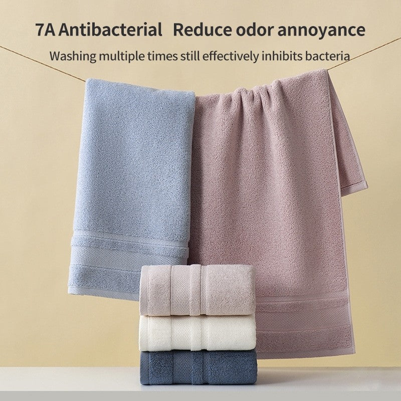 (HOME+) 100% Cotton Bath Towel Household Face Towel