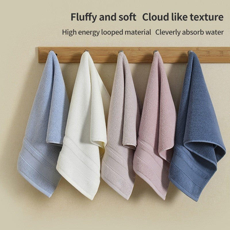 (HOME+) 100% Cotton Bath Towel Household Face Towel