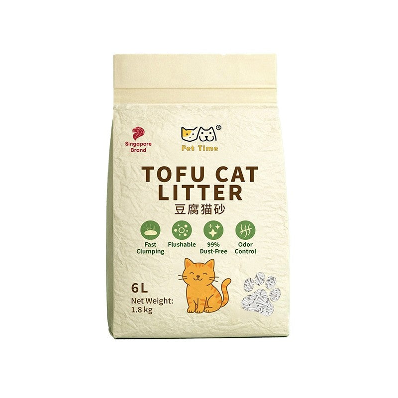 (HOME+) Tofu Cat Litter 1.8kg Deodorizing Low Dust Litter for Cat Houses 豆腐猫砂