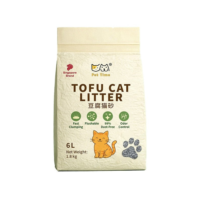 (HOME+) Tofu Cat Litter 1.8kg Deodorizing Low Dust Litter for Cat Houses 豆腐猫砂