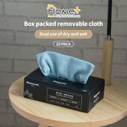 (HOME+) 20pcs Micro Fiber Cloth/ Kitchen Table Cloth/ Reusable Multipurpose Cleaning Towel/ Car Wash Cloth/ Disposable