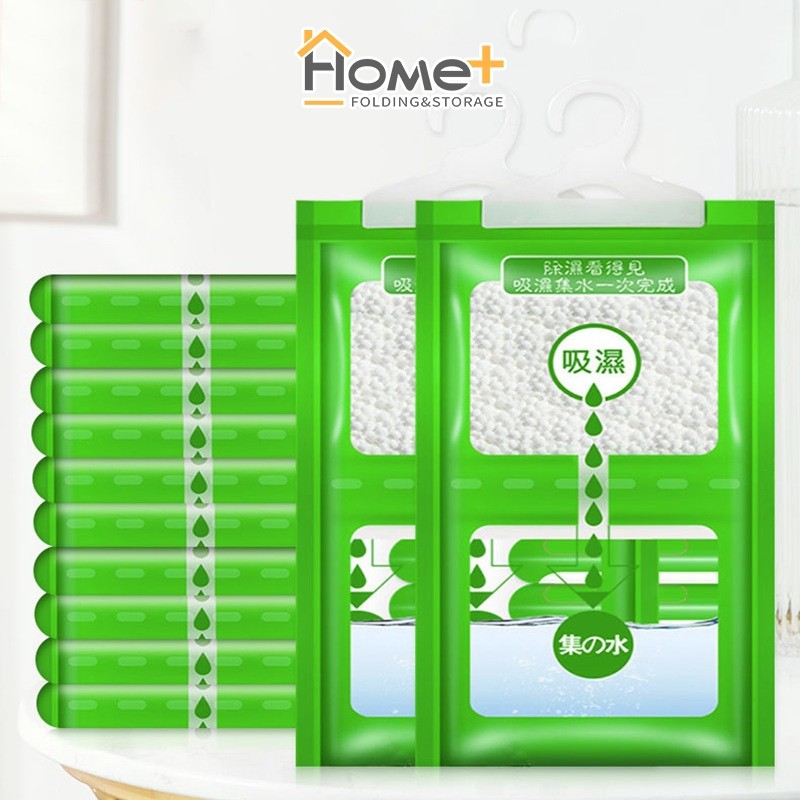 (HOME+) Household Moisture-proof Agent Hanging Dehumidification Bag Wardrobe Moisture-proof Agent Moisture Absorbing Bag