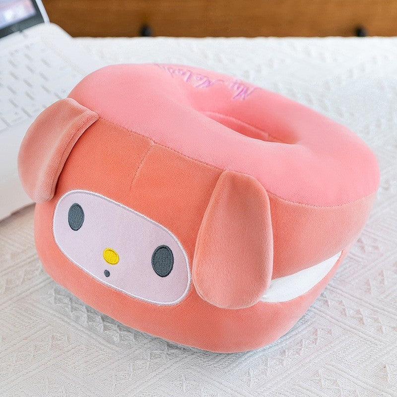 (HOME+) Office Noon Sleeping Pillow Waist Support Travel Sleeping Pillow Neck Protection Pillow